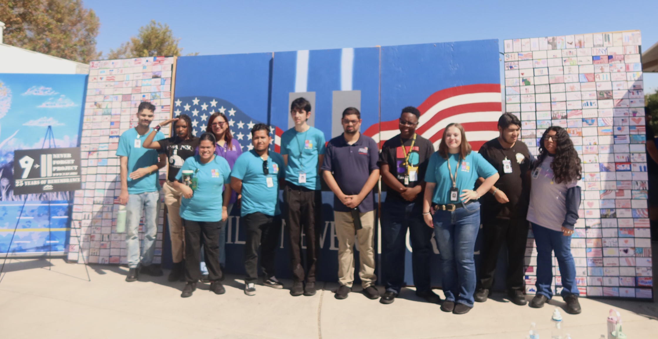 Aiyana Castro sharing the youth-created Remembrance Wall