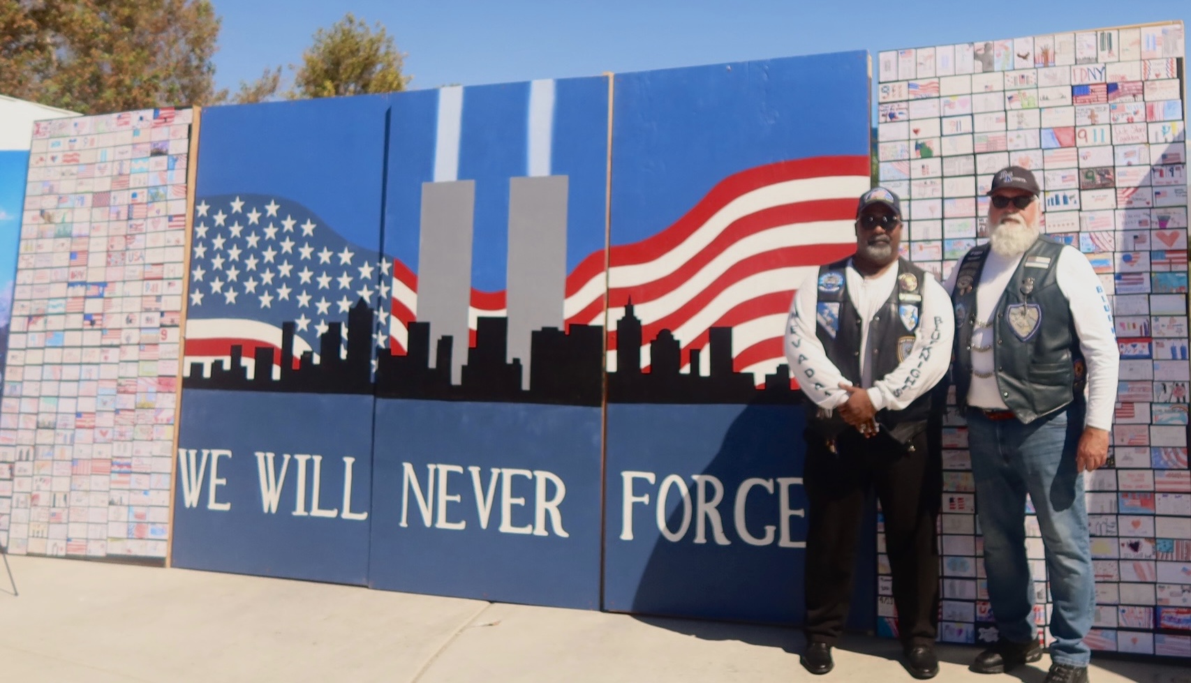 Veterans and community members attending the remembrance